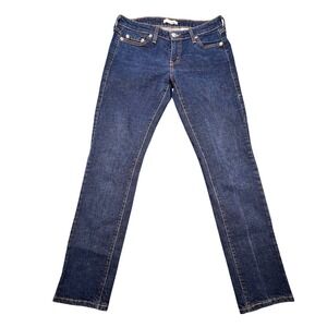 Vtg Levi's Blue 545 Low Skinny Denim Jeans Womens 8